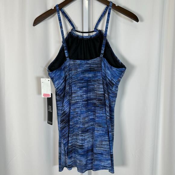 NWT Magicsuit Blue Jean Parker One‎ Piece Swimsuit Sz 10 Swimdress - Picture 6 of 9